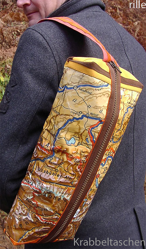 ortware - Tasche aus Schul-Landkarten